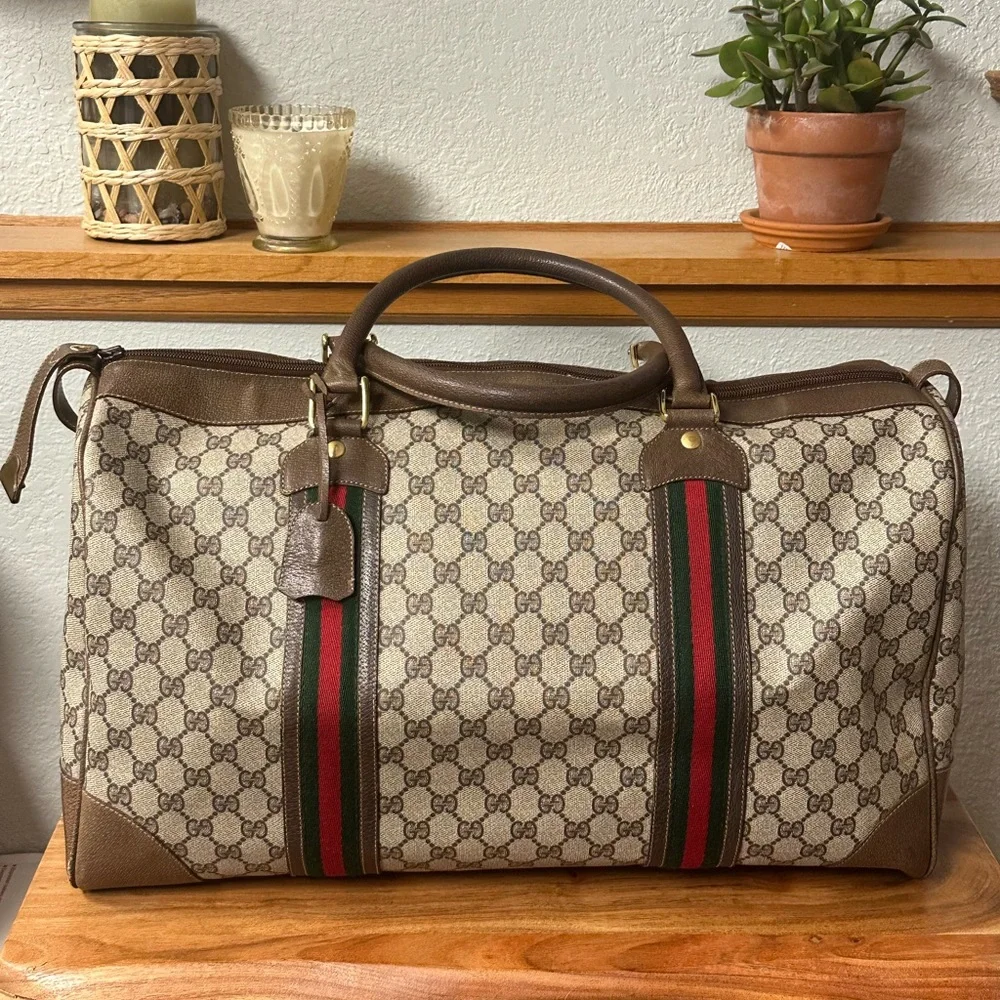 Gucci Sherry Line Boston Bag Weekender - Picture 1 of 2